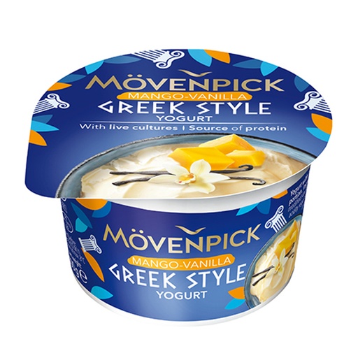 MOVENPICK MANGO VANILLA GREEK STYLE YOGHURT 100G