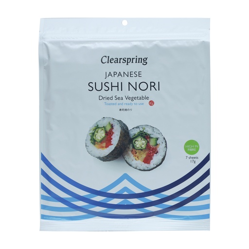 CLEARSPRING JAPANESE SUSHI NORI 17G 7'S