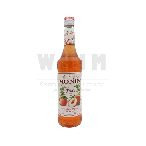 MONIN PEACH SYRUP 700ML