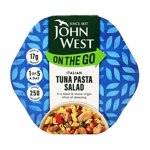 JOHN WEST ON THE GO ITALIAN TUNA PASTA SALAD 220G