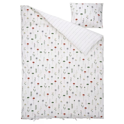 [205.080.12] IKEA NTTSLANDA QUILT COVER PILLOWCASE 150X200CM