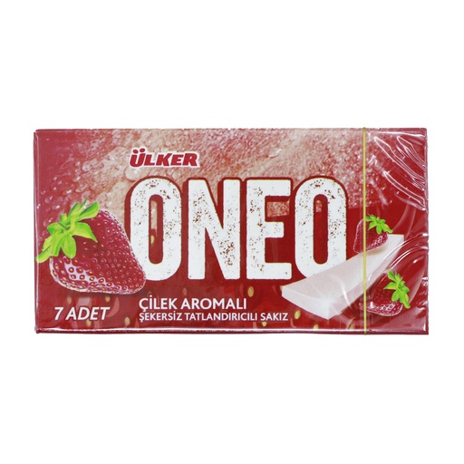 ÜLKER ONEO STRAWBERRY GUM 14G