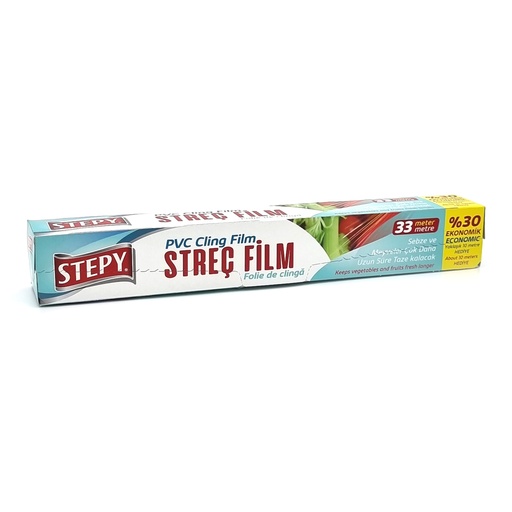 STEPY PVC CLING FILM  30% ECONOMIC 33M FOR FOOD