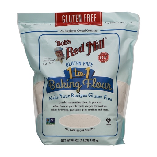 BOB'S RED MILL GLUTEN FREE 1 TO 1 BAKING FLOUR 1.81KG