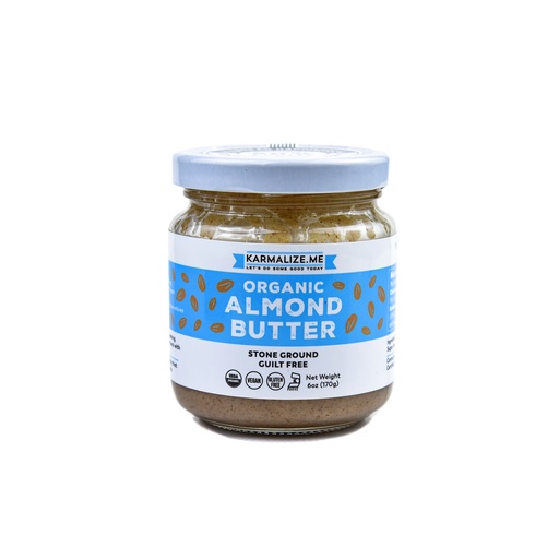 KARMALIZE ORGANIC ALMOND BUTTER 170G