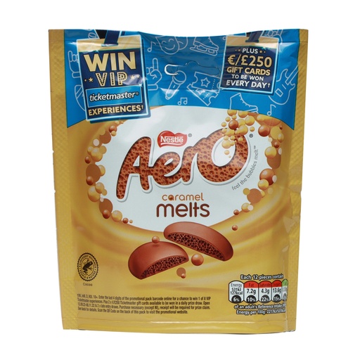 AERO CARAMEL MELTS CARAMEL POUCH 86G