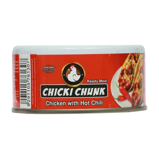 CHICKI CHUNK CHICKEN WITH HOT CHILI 160G