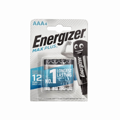 ENERGIZER MAX PLUS AAA BATTERY 4'S PACK