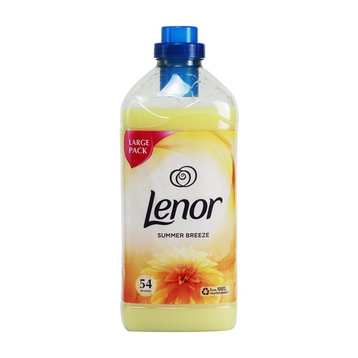 LENOR LIQUID FABRIC SOFTENER SUMMER BREEZE 54W 1.9LTR