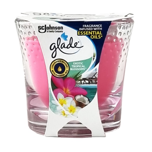 GLADE CANDLE EXOTIC TROPICAL BLOSSOM 129G