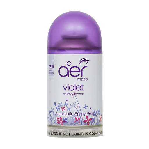 GODREJ AER MATIC SPRAY REFILL - VIOLET VALLEY BLOOM 225ML