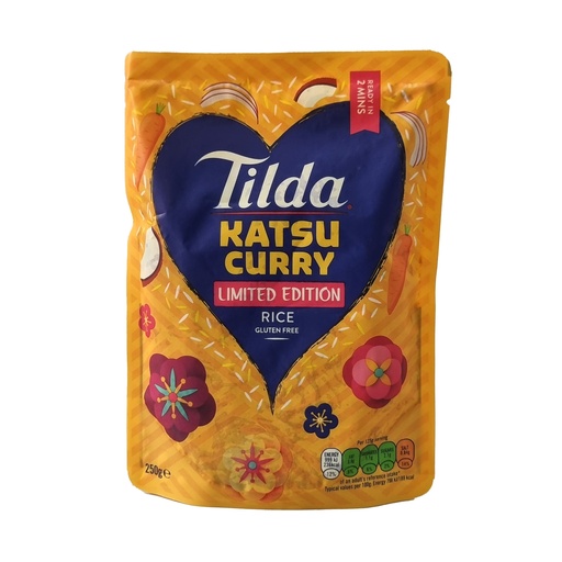 TILDA KATSU CURRY LIMITED EDITION GLUTEN FREE RICE 250G