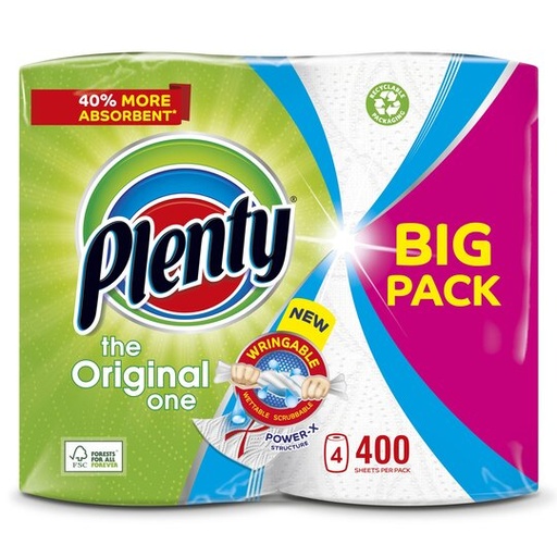 PLENTY THE ORIGINAL ONE 4 KITCHEN TOWEL ROLLS