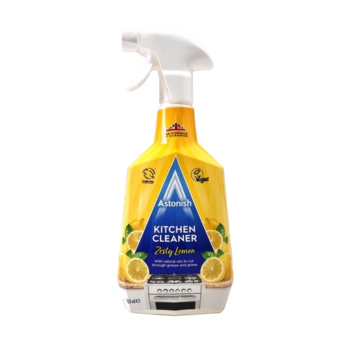 ASTONISH KITCHEN CLEANER ZESTY LEMON 750ML