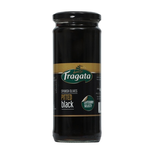 FRAGATA PITTED SPANISH BLACK OLIVES 440G