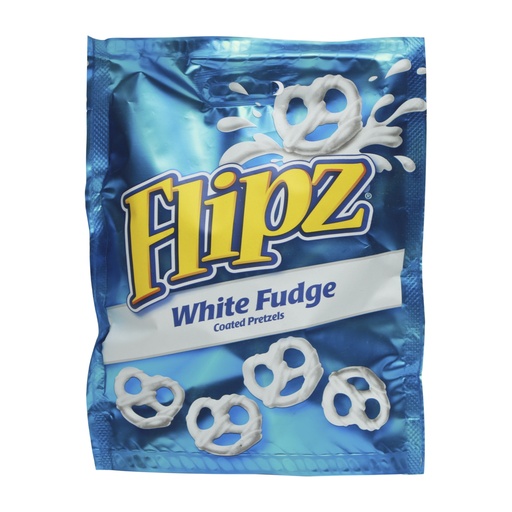 FLIPZ WHITE FUDGE COATED PRETZELS 90G