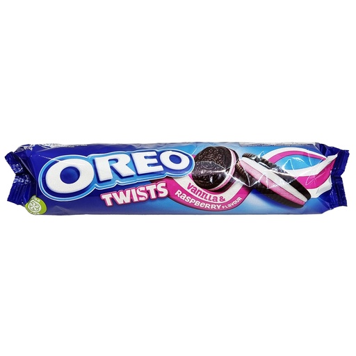 OREO TWISTS VANILLA & RASPBERRY 157G