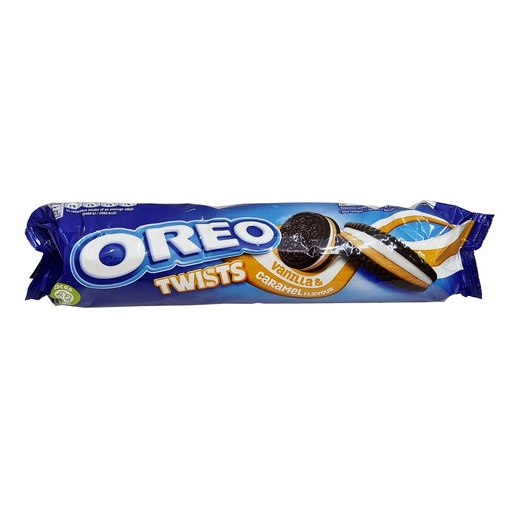 OREO TWISTS VANILLA & CARAMEL 157G