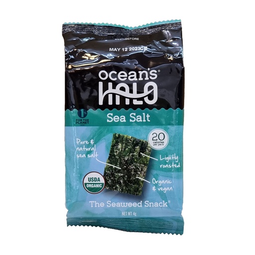 [0811670031504] OCEAN'S HALO SEA SALT SEAWEED 4G