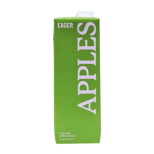 EAGER 100% PRESSED CLOUDY APPLE JUICE 1L
