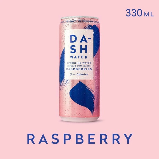 DASH SPARKLING WATER INFUSED RASPBERRY 330ML