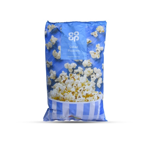 CO-OP SALTED POPCORN 90G