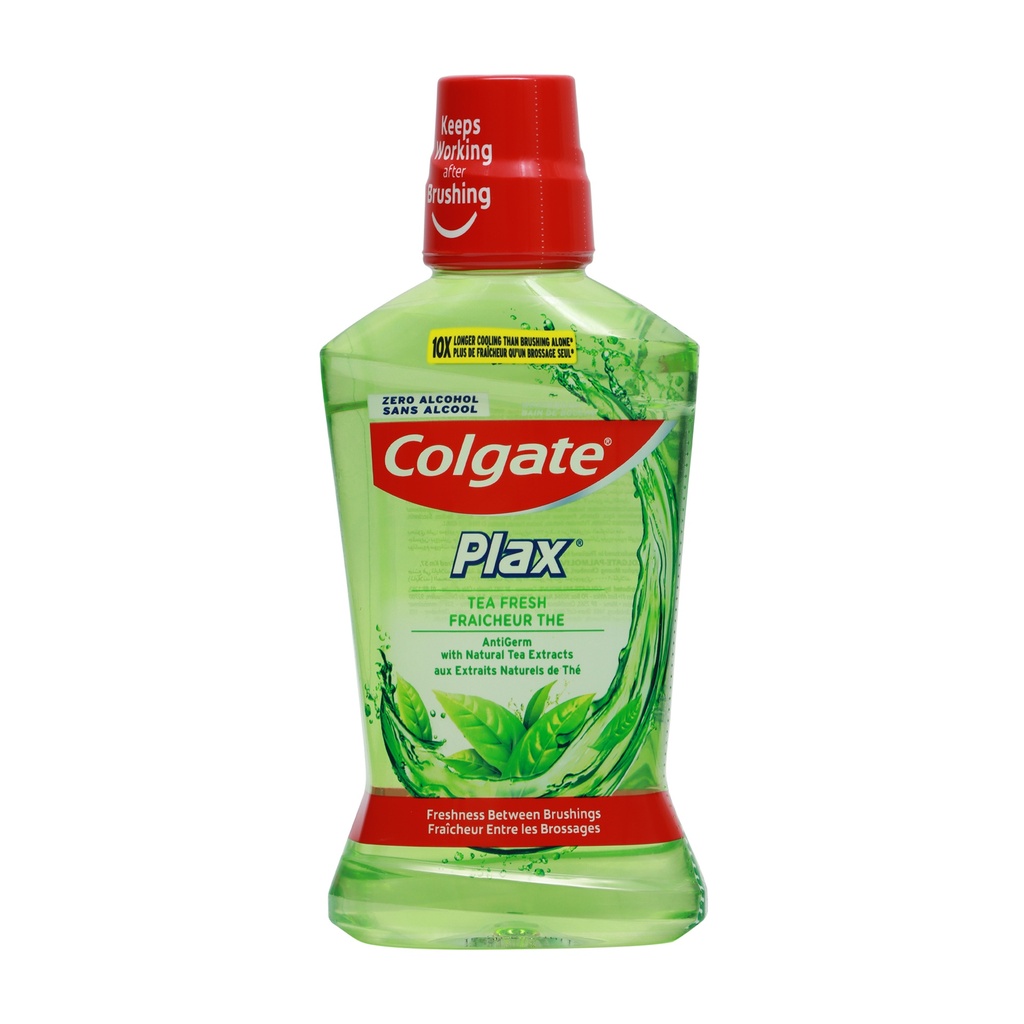COLGATE PLAX MOUTHWASH TEA FRESH 500ML WHIM