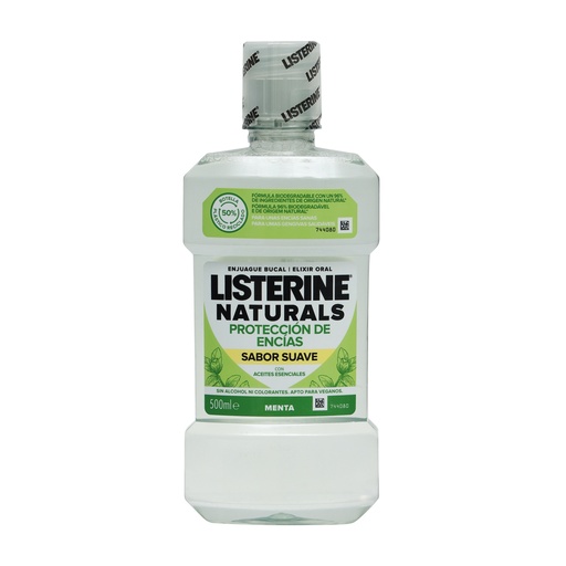 LISTERINE MOUTHWASH NATURALS MINT 500ML