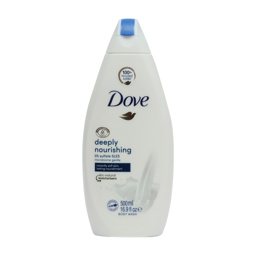 DOVE BODY WASH 500ML DEEPLY NOURISHING