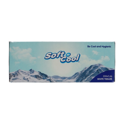 SOFT N COOL TISSUE BOX 200 SHEET 2 PLY