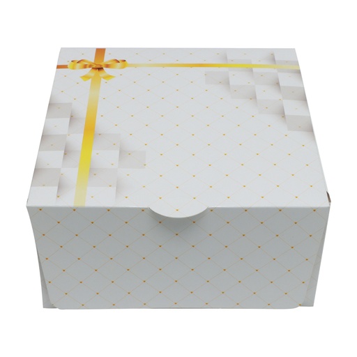 HOTPACK PRINTED CAKE BOX 20CM X 20CM