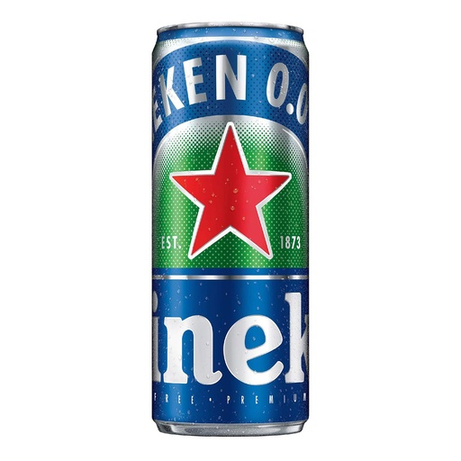 HEINEKEN 0.0% ALCOHOL FREE BEER CAN 330ML