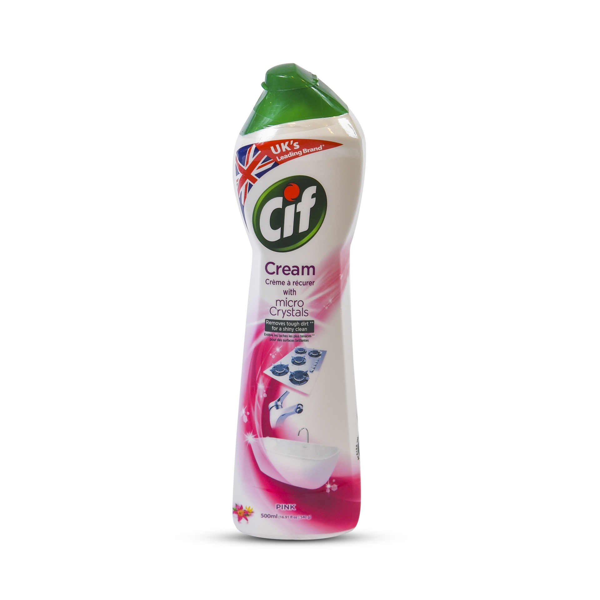 Cif - Cream, microcrystalline milk cleaner, Lila Flowers, net weight: 780g  - POLKA Health & Beauty
