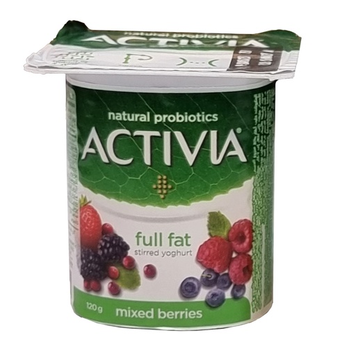 ACTIVIA MIXED BERRIES YOGURT 120G