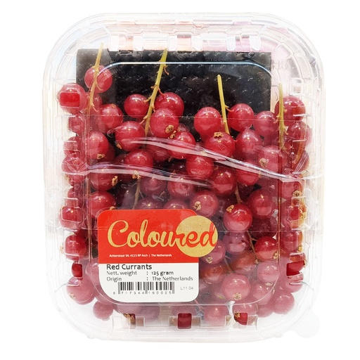 DI-23 FRESH RED CURRANTS 125G NETHERLANDS