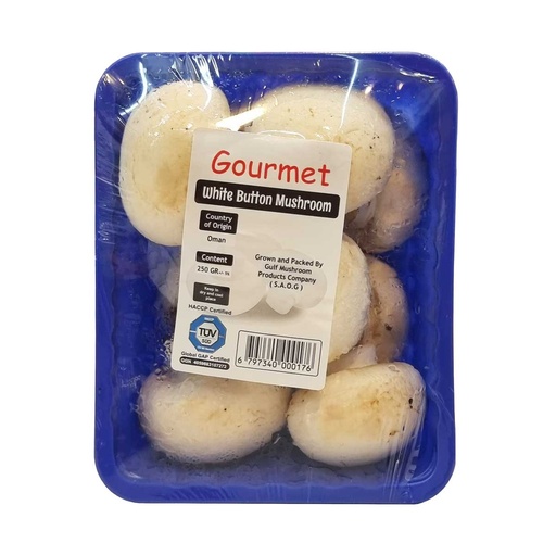 DI-32 FRESH WHITE BUTTON MUSHROOM 250G OMAN / IRAN