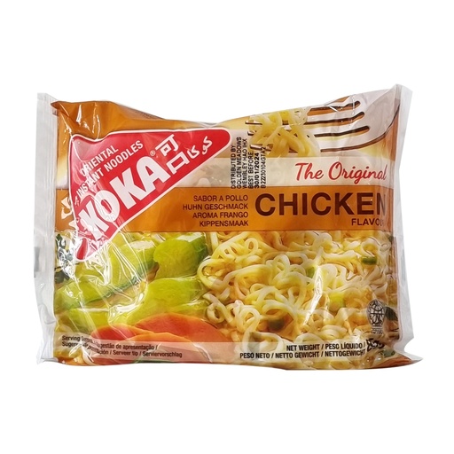 KOKA INSTANT NOODLES CHICKEN FLAVOUR 85G