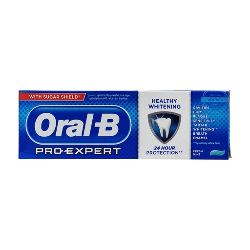 ORAL-B PRO EXPERT HEALTHY WHITENING TOOTHPASTE 75ML