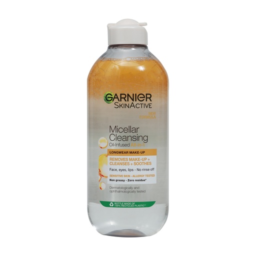 GARNIER MICELLAR CLEANSING WATER OIL INFUSED 400ML