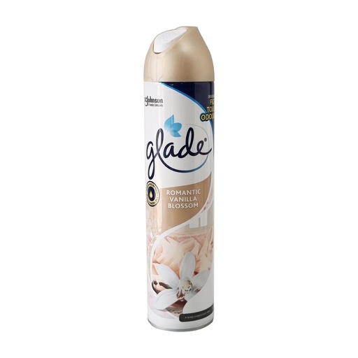 GLADE AEROSOL AIR FRESHENER ROMANTIC VANILLA BLOSSOM 300ML