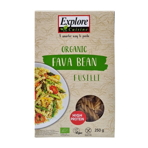 EXPLORE ORGANIC FAVA BEAN FUSILLI 250G