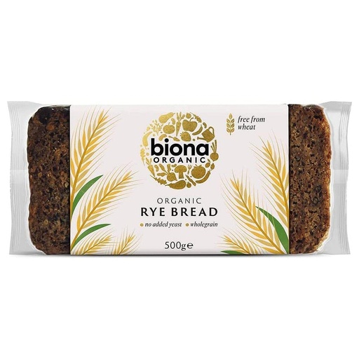 BIONA ORGANIC RYE BREAD 500G