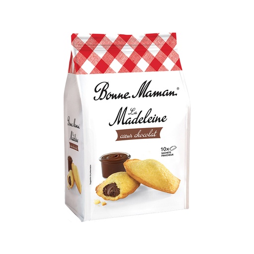 BONNE MAMAN CHOCOLATE FILLED MADELEINE 210G