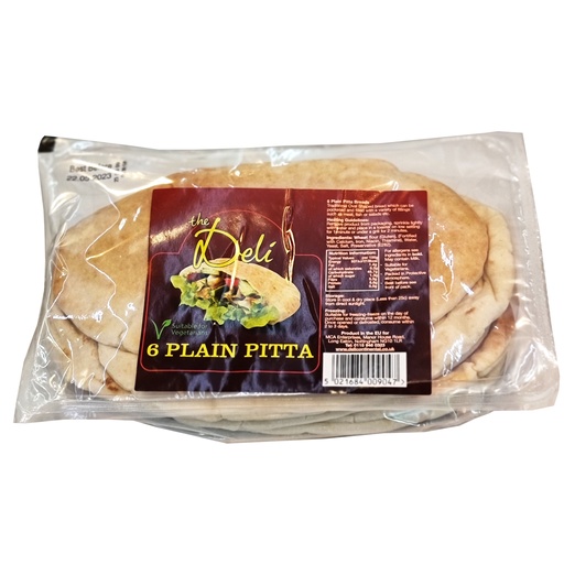 THE DELI LARGE 6 WHITE PITTA BREAD