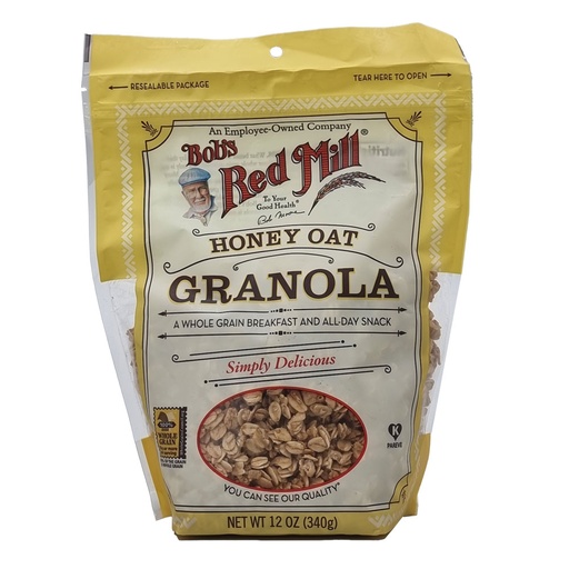 BOB'S RED MILL HONEY OAT GRANOLA 340G