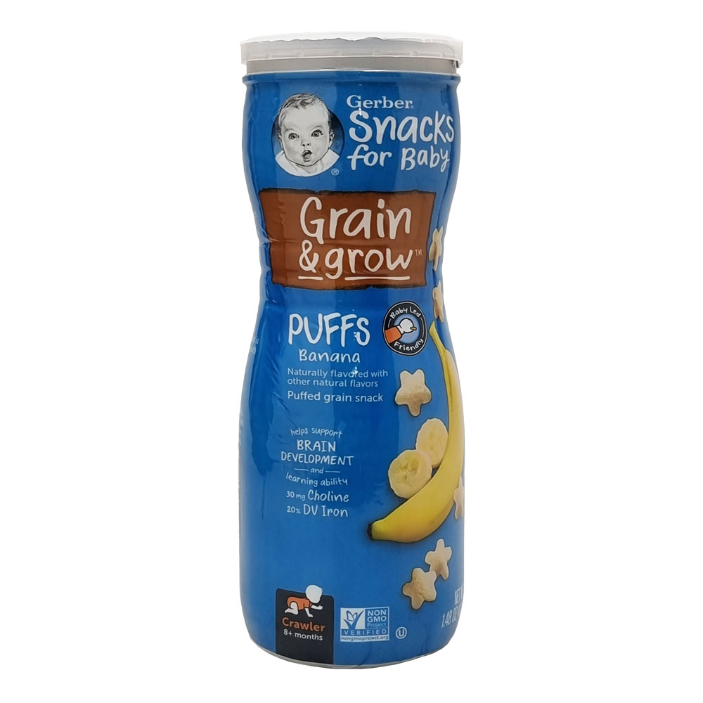 GERBER GRADAUTE PUFFS BANANA 42G | WHIM