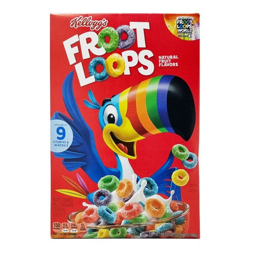 KELLOGGS FROOT LOOPS 286G