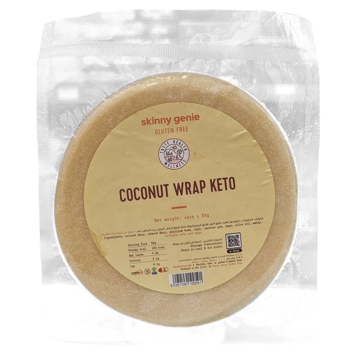 SKINNY GENIE GLUTEN FREE KETO COCONUT WRAP 40G