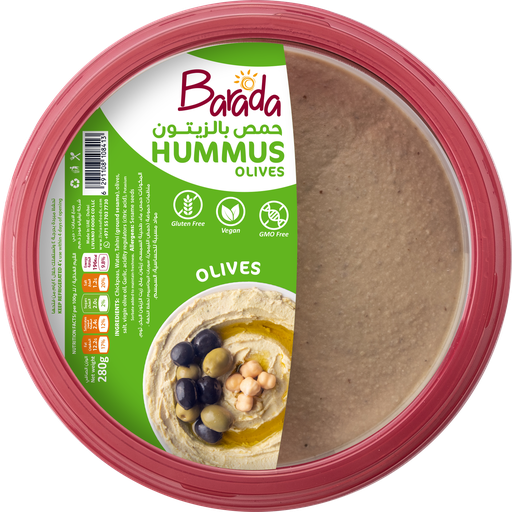 BARADA OLIVES HUMMUS 280G