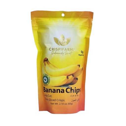 CRISPIFARMS BANANA CHIPS 60G